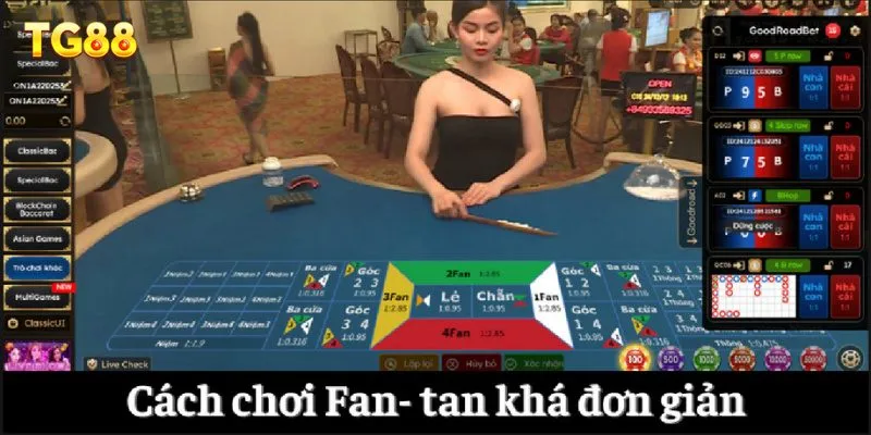 Cách chơi Fan- tan khá đơn giản