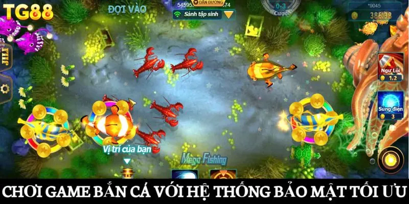 Chơi game bắn cá với hệ thống bảo mật tối ưu