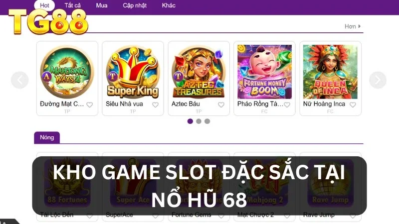 Kho game nổ hũ hấp dẫn