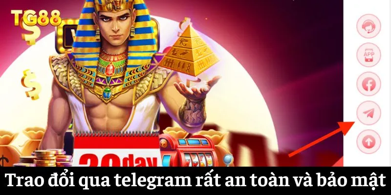 Trao đổi qua telegram rất an toàn và bảo mật