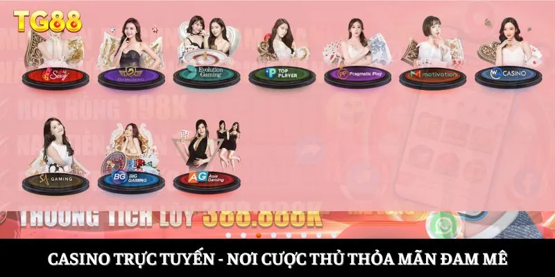 Casino trực tuyến - Nơi cược thủ thỏa mãn đam mê