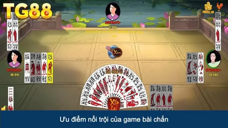 Game bài chắn với nhiều ưu điểm nổi trội