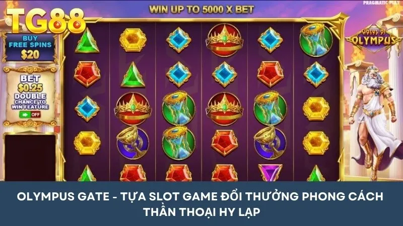 Olympus Gate - Tựa game slot đổi thưởng thú vị