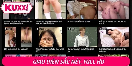 Xem phim sex KUXX tiện ích với giao diện web ấn tượng